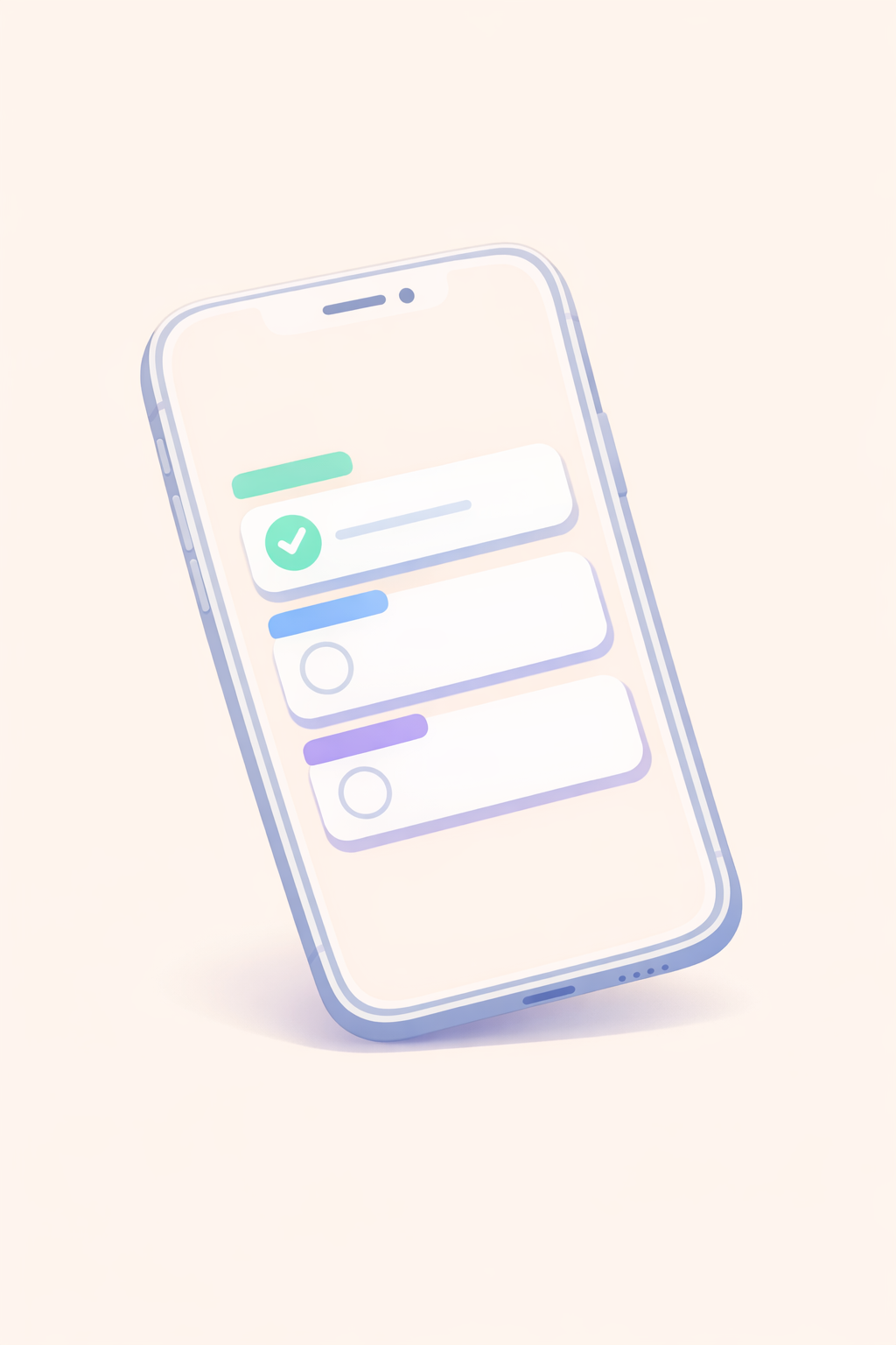 AI Simplenote 할 일 목록 — iPhone 스크린샷